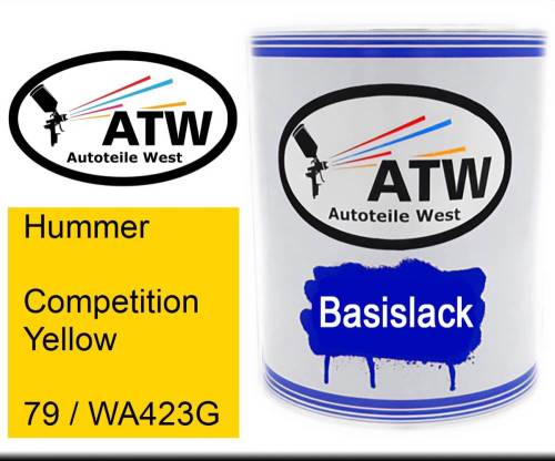 Hummer, Competition Yellow, 79 / WA423G: 1L Lackdose, von ATW Autoteile West.